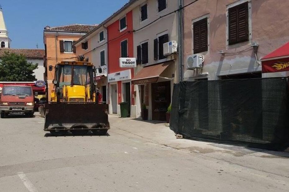 Bager u Ulici Bože Milanovića