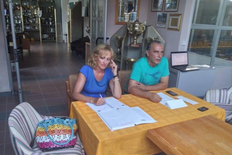 Tajnica OK Poreč Suzana Štifanić i predsjednik Nadzornog odbora Damir Miloš