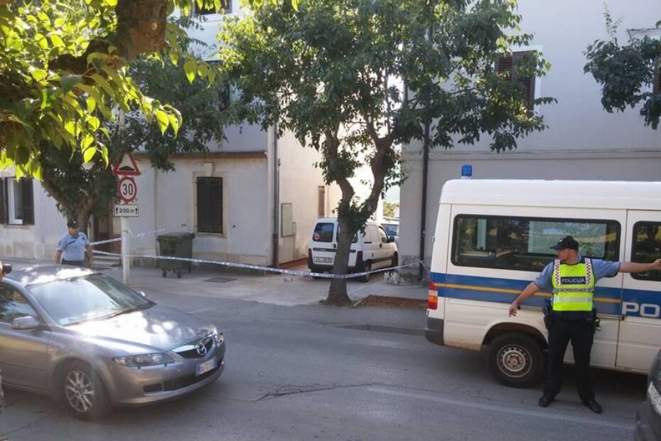 Ulaz na mjesto gdje je jutros oko 5 sati ubijen muškarac