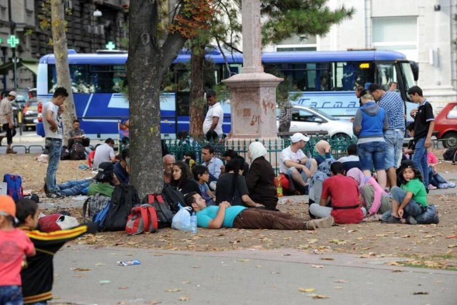 Izgjeglice iz Sirije u Beogradu - spavaju i po parkovima javnim garažama (D. KOVAČEVIĆ)