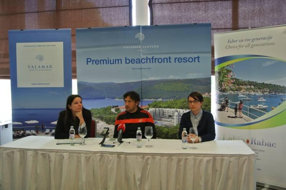 Vlatka Ilečić, Alen Paliska i SIlvija Kos Pifar na konferenciji za novinare