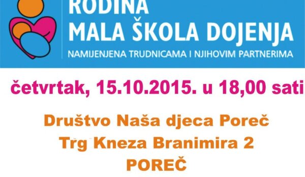 Mala škola dojenja DND-a u četvrtak