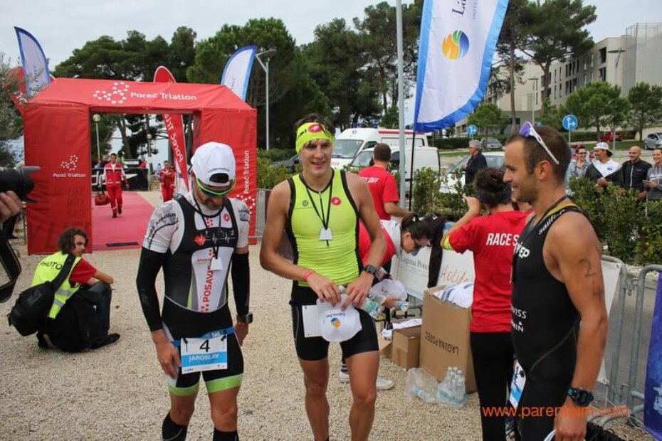 Pobjednički trojac (s lijeva nadesno): drugoplasirani Jaroslav Kovačič, trećeplasirani Denis Šketako i pobjednik Andrej Vištica