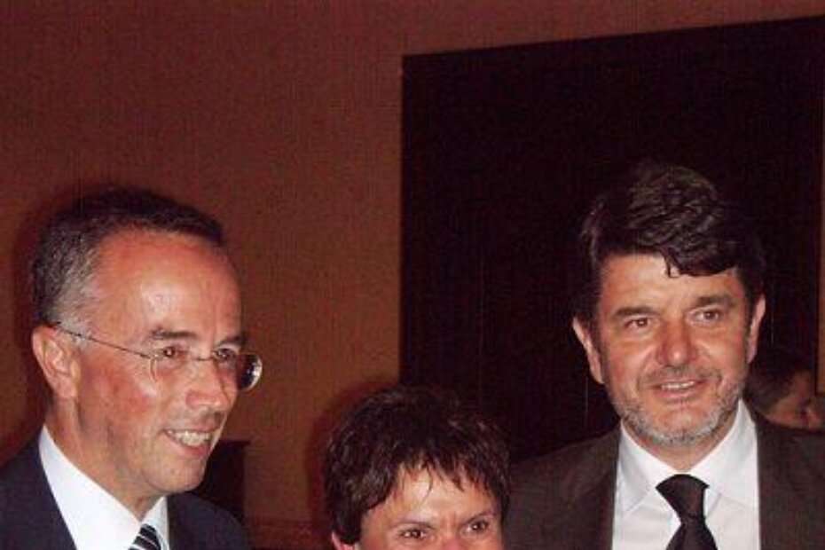 Na dodjeli nagrada Europada sa dr. Martom Torrens iz Barcelone i dr. Gilbertom Gerra iz Rima