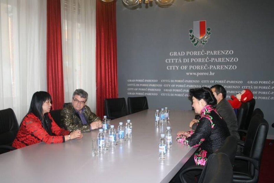 Prijem za kinesku delegaciju u Maloj vijećnici