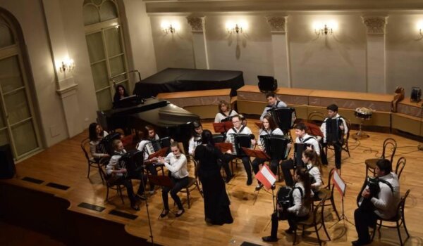 Harmonikaški orkestar Umjetničke škole Poreč nastupio u Hrvatskom glazbenom zavodu
