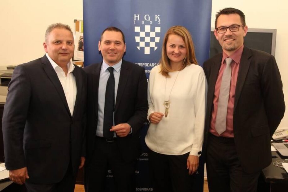 Giorgio Cadum, Tomislav Popović, Ivana Budin Arhanić i Ronald Korotaj