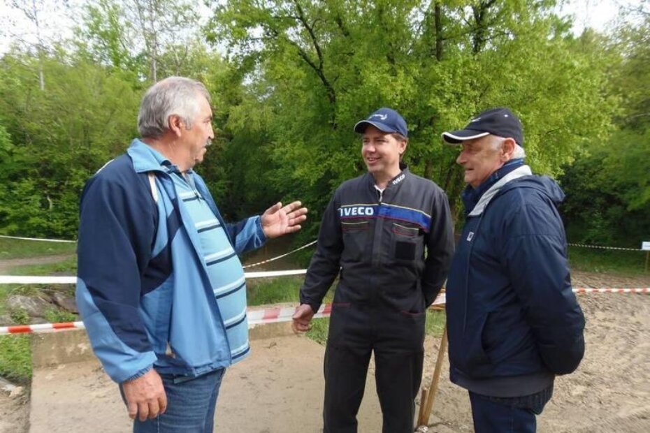 Edo Podreka, Emil Bužan i Ramiro Flego (G. ČALIĆ ŠVERKO)