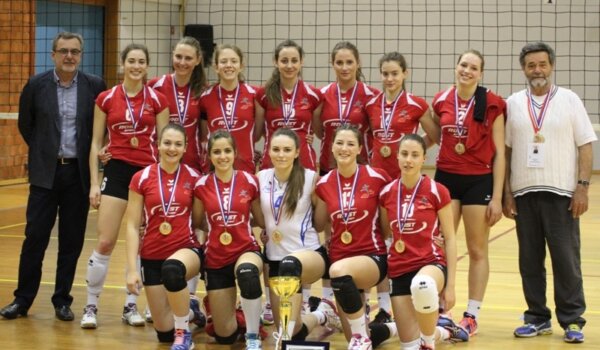 Odbojkašice SŠ Mate Balote državne prvakinje