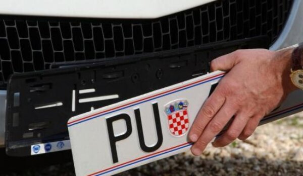 Tablice bez oznaka Rovinja, Poreča, Pazina...