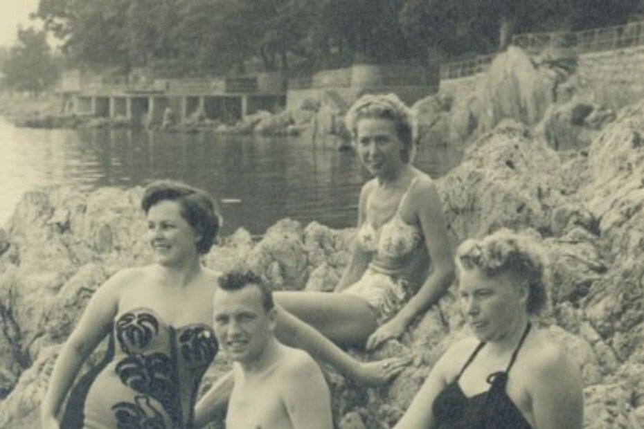 Njemački gosti u Opatiji 1952. godine (Hrvatski muzej turizma)