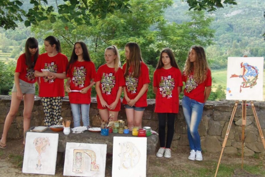 Jedna od šest radionica - freskoslikarska (G. ČALIĆ ŠVERKO)