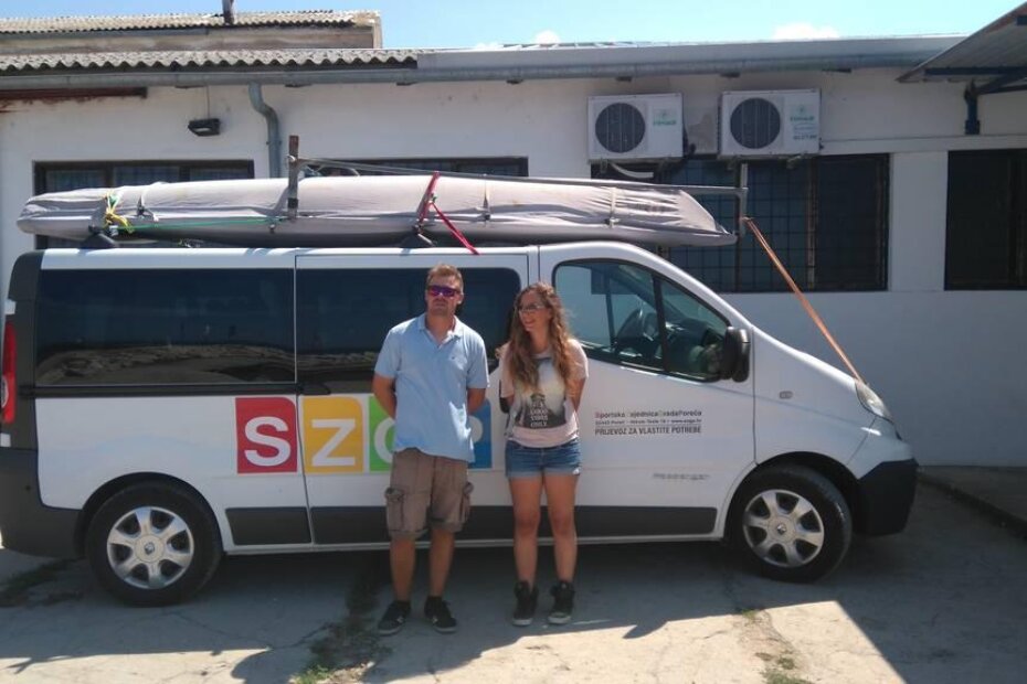 Mare Milić sa trenerom Lukom Krivičićem