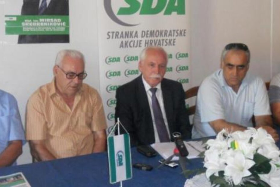 Stranka demokratske akcije Hrvatske predstavila kandidata Mirsada Srebrenikovića (D. B. P.)