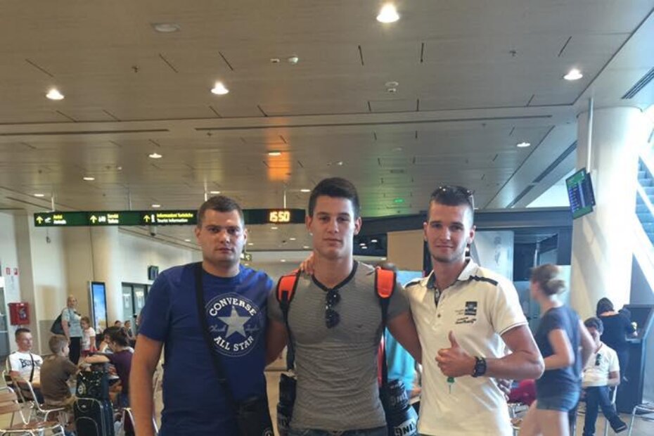 Vito Glavičić (u sredini) otputovao na Svjetsko prvenstvo u Dublinu (lijevo Stipica Duspara, desno Amel Dizdarević