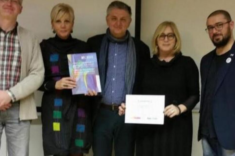 Darko Lončarić, Davorka Parmač, Maja Zrnčić i Željko Rački na dodjeli certifikata