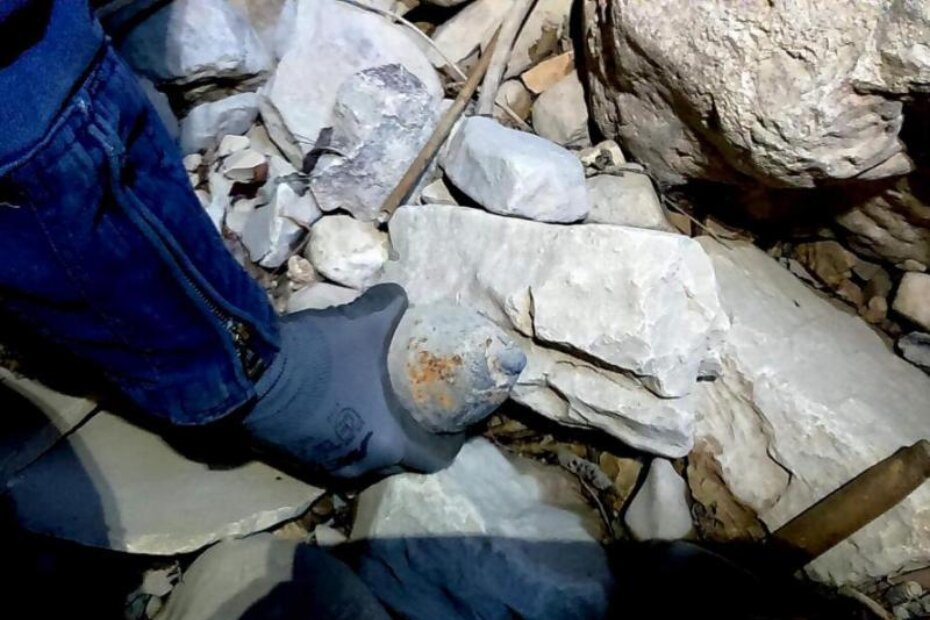 U Pazinskoj jami detoniran zaostali minobacački projektil (M. JEKIĆ)