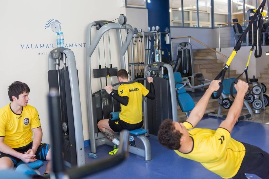 Rukometaši francuskog Chamberryja na treningu