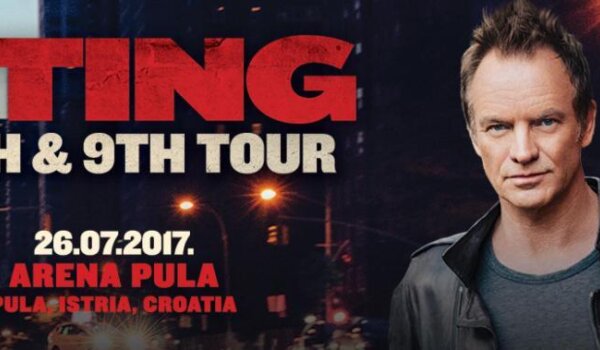 Sting 26. srpnja ponovno u pulskoj Areni!