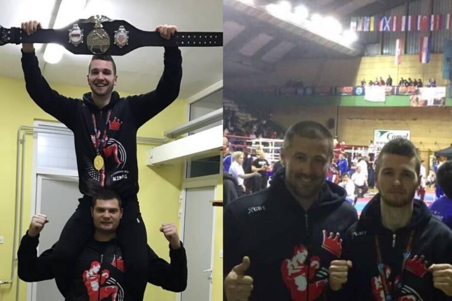 Amel Dizdarević sa trenerima Leom Komšićem i Stipicom Dusparom