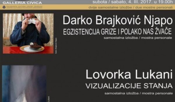 Darko Brajković Njapo i Lovorka Lukani u Galeriji Fonticus