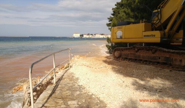 Radovi na plaži i šetnici Naftaplin teku po planu
