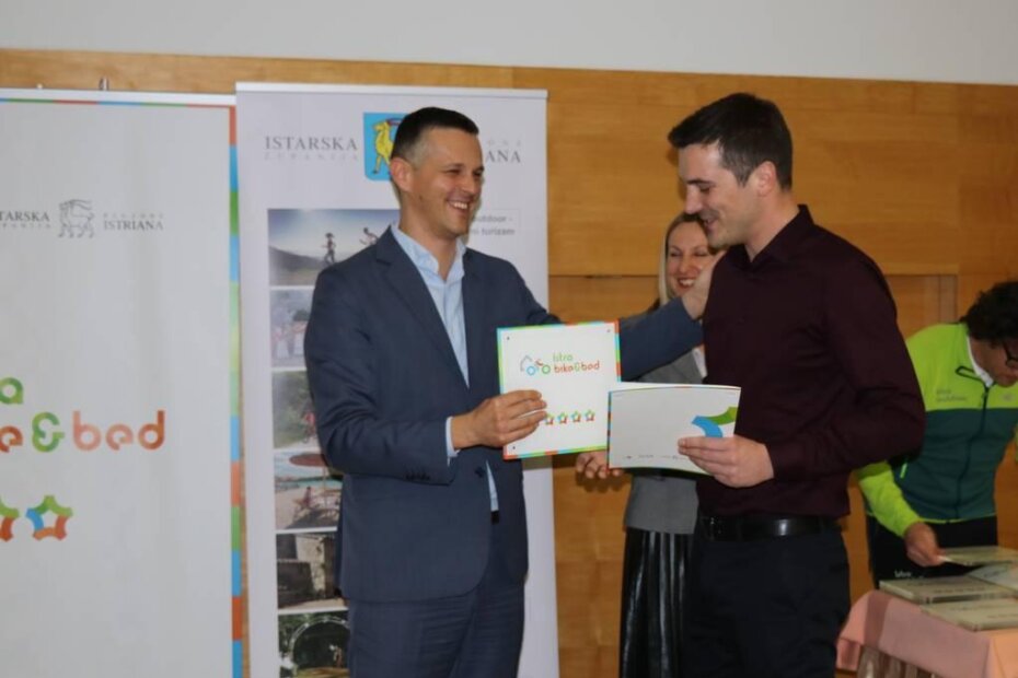 Župan Valter Flego i Toni Hrvatin, voditelj razvoja destinacijskog proizvoda u Valamar Rivijeri