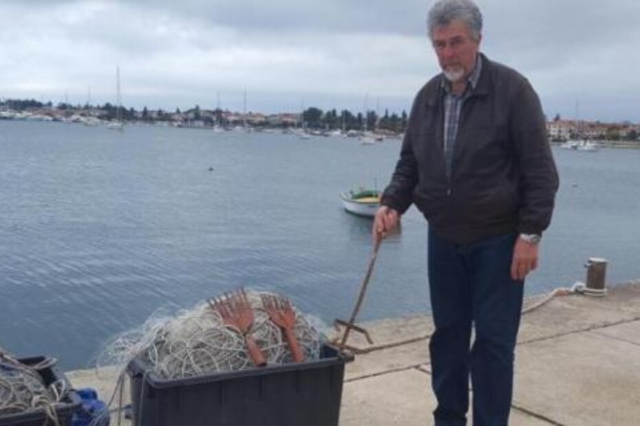 Claudio Visintin pokazuje osti stare 70 godina koje je naslijedio od svoga oca