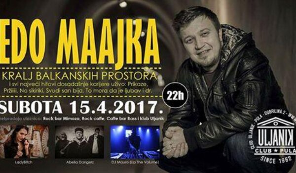 Koncertni uskršnji vikend u Klubu Uljanik: Roštiljarka live 2017, Edo Maajka i Rambo Amadeus