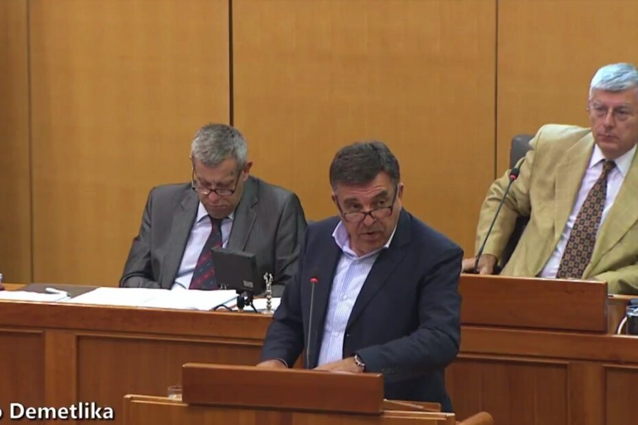 Tulio Demetlika (IDS) u Saboru RH