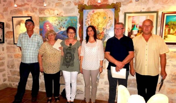 Izložba slika i skulptura 'Naiva u Istri' u galeriji 'Zgor murve' u Funtani