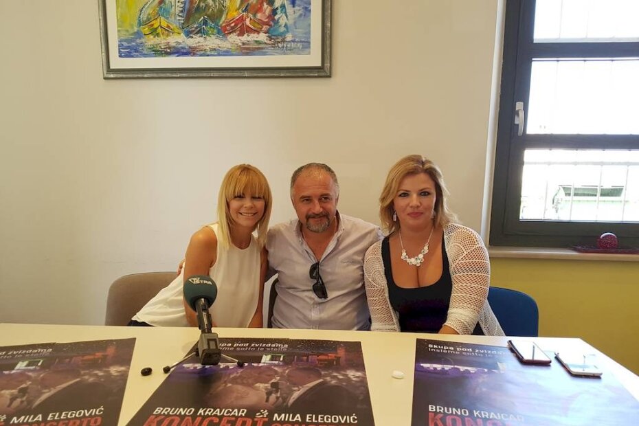 Mila Elegović, Bruno Krajcar i Romina Sinosich jučer u prostorijama TZ Višnjana