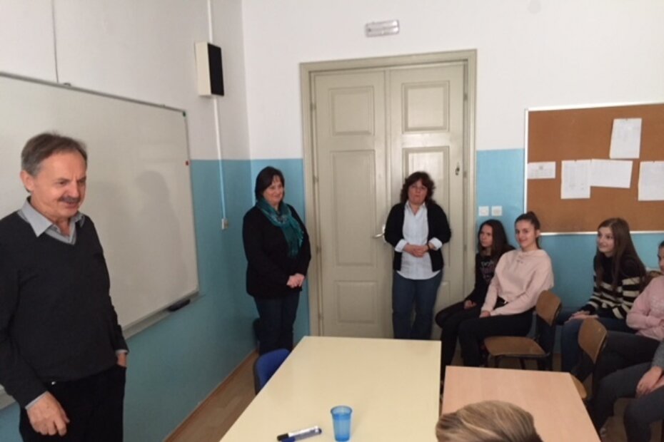 dr. Slavko Sakoman u TOŠ Bernardo Parentin