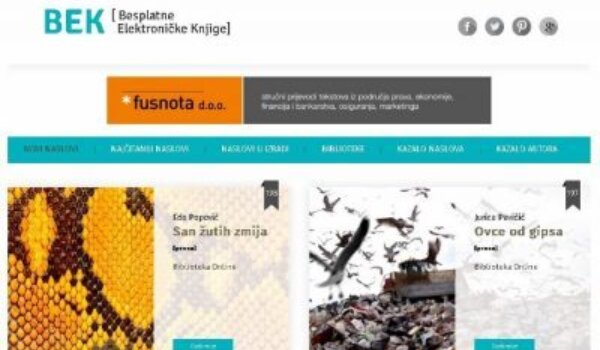 Besplatne elektroničke knjige u 2017. godini