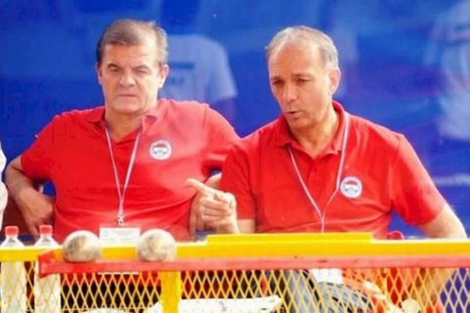 Nekadašnji suradnici - Milan Celija (lijevo) i Jure Maglić, stari i novi seniorski izbornici