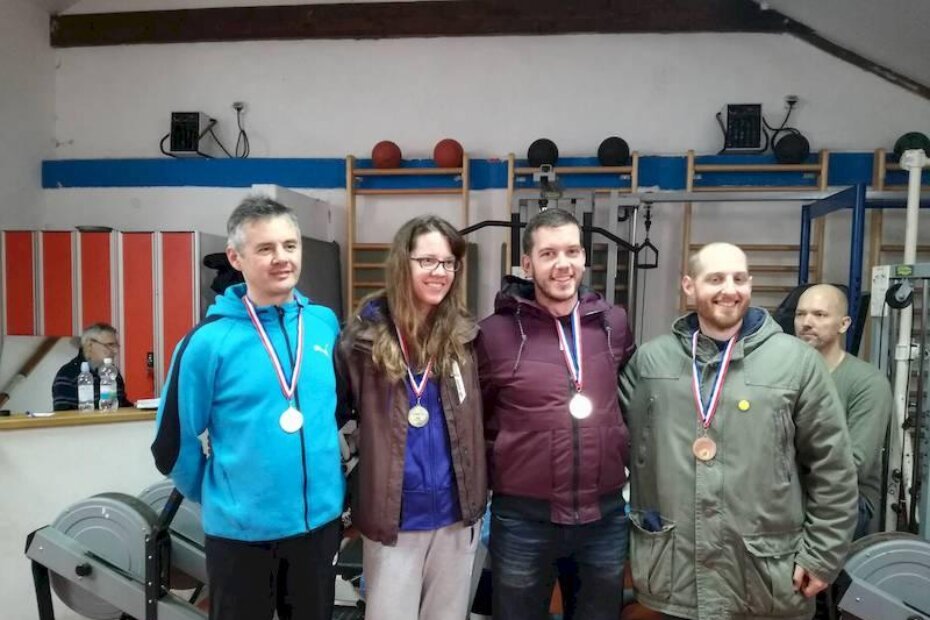 Dodjela medalja: Kosjenka Mikulčić, Dalibor Janjatović i Robert-Lorenzo Morić