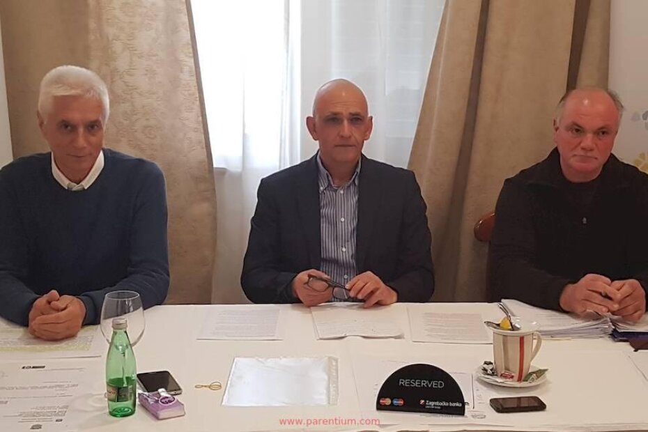 Danko Lavizatić, Maurizio Zennaro i Dušan Pančelat na nedavnoj konferenciji za novinare