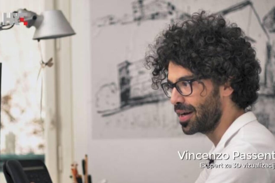Vincenzo Passenti, ekspert za 3D vizualizaciju  (screenshot: HRT)