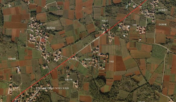 Radovi na izgradnji kanalizacijskog kolektora u trupu županijske ceste Kukci-Kaštelir