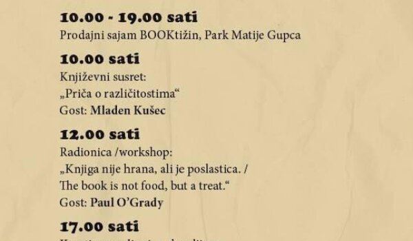 Bogat program prvoga dana BOOKtige!