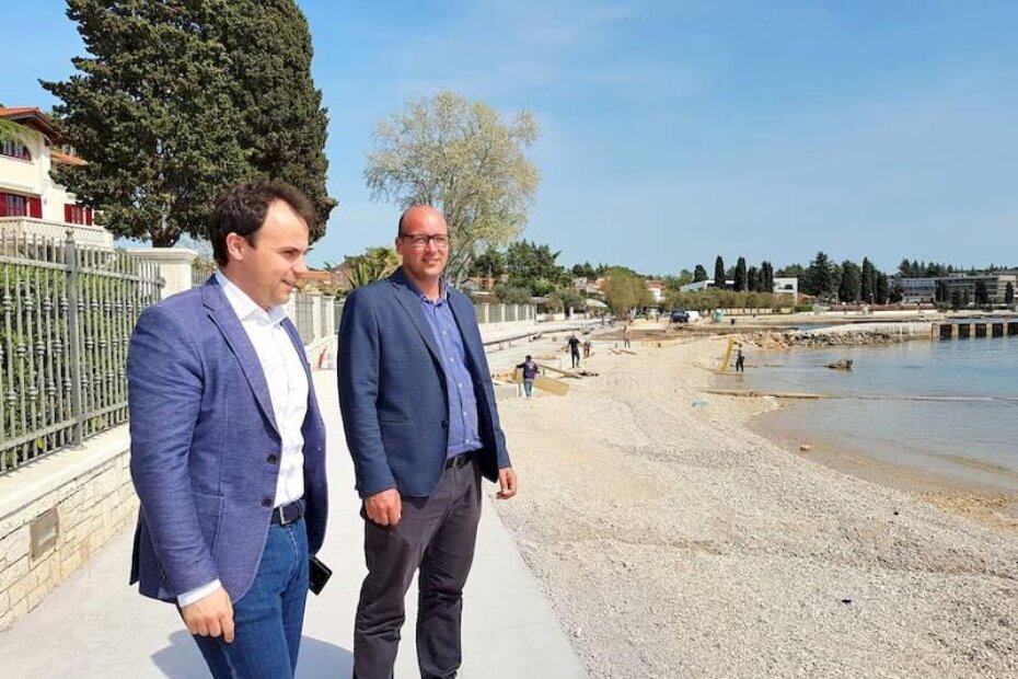 Gradonačelnik Loris Peršurić i pročelnik Komunalnog odjela Marino Poropat