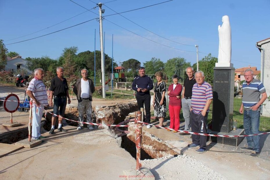 Mještani Stancije Vergotini nezadovoljni radovima na vodovodu
