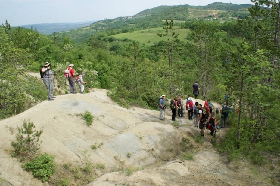 Spuštanje po vapnenačkim dinama prema Zelengradu