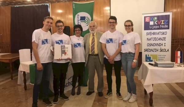 Učenici Srednje škole Mate Balote državni prvaci eko-kviza "Lijepa Naša"
