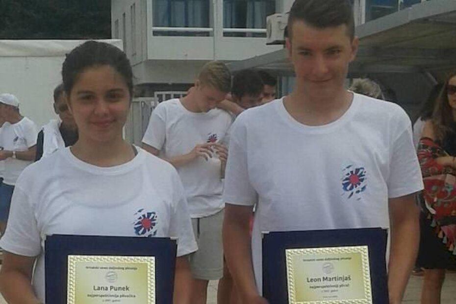 Lana Punek i Leon Martinjaš - najperspektivniji daljinski plivači u 2017.