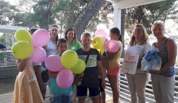 Prve grupe djece na ljetovanju u okviru Valamarovog programa "Tisuću dana na Jadranskom moru"