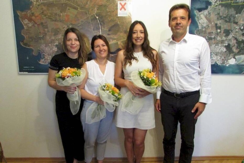 Na prijemu kod gradonačelnika Novigrada Antea Milosa