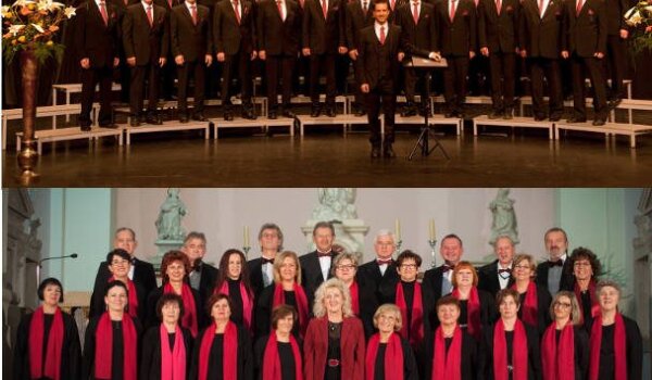 Norveški muški zbor Aalesund Mandssangforening i mješoviti pjevački zbor Joakim Rakovac iz Poreča zajedno u Istarskoj sabornici