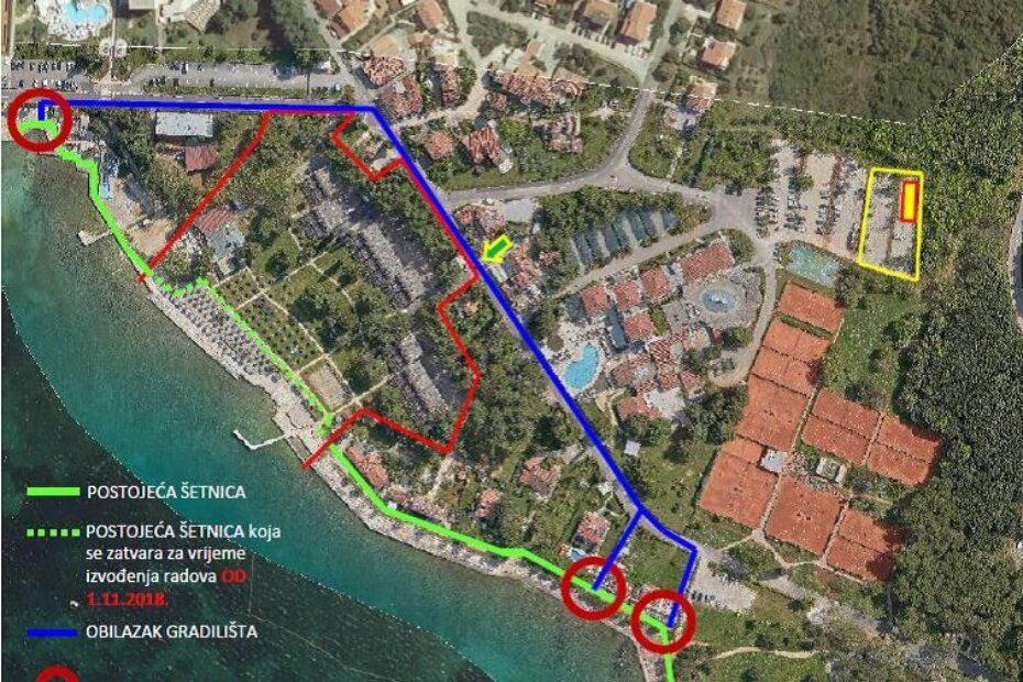 Grafički prikaz izvođenja zahvata