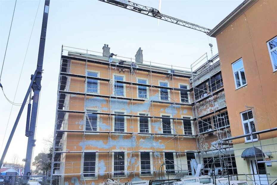 Obnova pročelja rovinjske bolnice